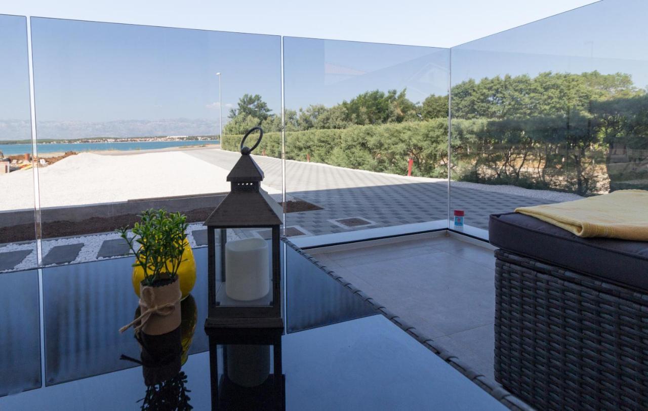 Luxury Beachfront Villa Crystal Aenona - By Ta Leut Agency Нин Экстерьер фото
