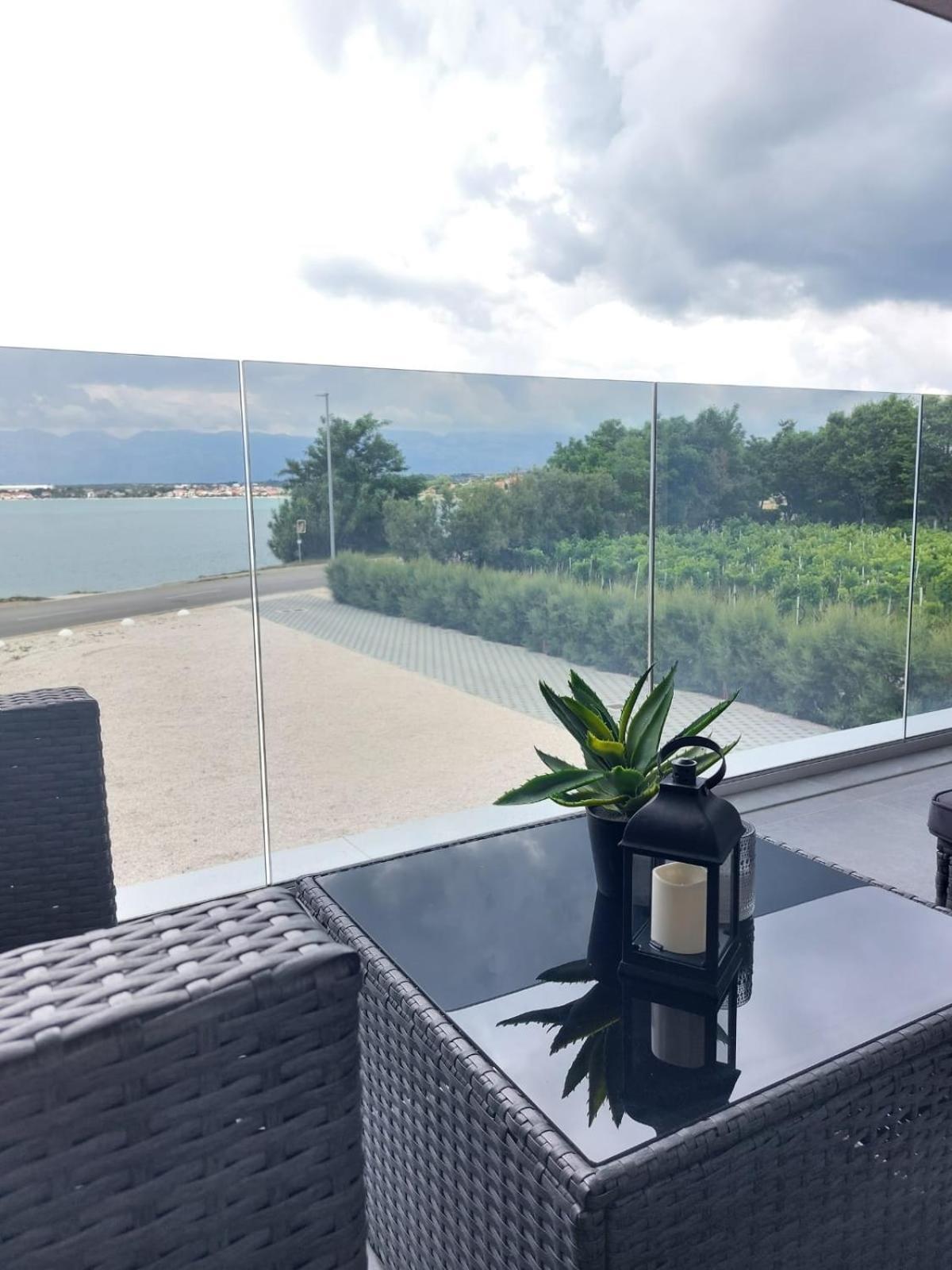 Luxury Beachfront Villa Crystal Aenona - By Ta Leut Agency Нин Экстерьер фото